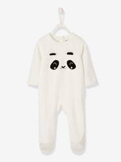 Baby-Fluwelen pyjamapakje met drukknoopsluiting op de rug