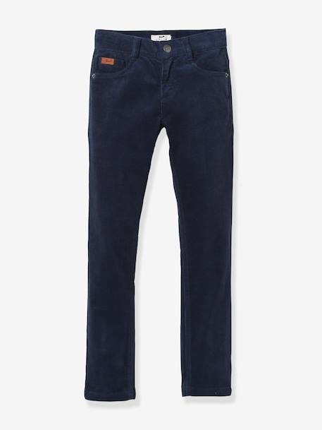 Slim fit broek in fluweel / velours voor jongens CYRILLUS 6399 - vertbaudet enfant 