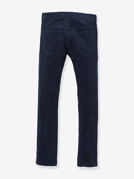 Slim fit broek in fluweel / velours voor jongens CYRILLUS 6399 - vertbaudet enfant 