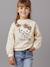 HELLO KITTY® sweater met luipaardprint voor meisjes ecru - vertbaudet enfant 