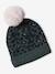 Meisjes luipaard set muts + snood groen - vertbaudet enfant 