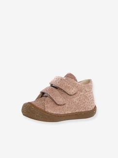 Schoenen-Baby schoenen 17-26-NATURINO® suède schoentjes 'eerste stapjes' ponyprint NATURINO®
