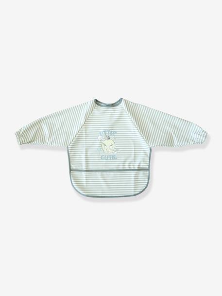 Slabschort baby LONEY TUNES Titi grijs, gestreept - vertbaudet enfant 