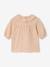 Babyjurk met sterretjes van gaas beige (poederkleur) - vertbaudet enfant 