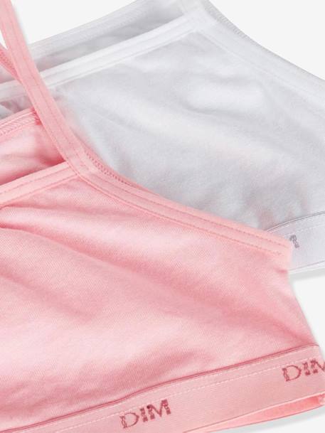 Set van 2 beha's voor meisjes Les Pockets Ecodim rozen - vertbaudet enfant 