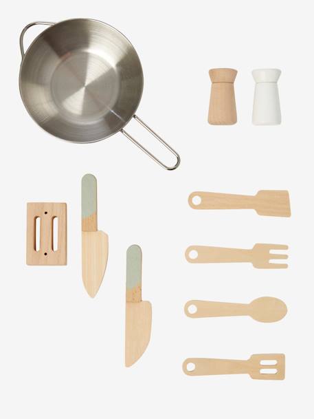 Houten design keukentje karamel+wit - vertbaudet enfant 
