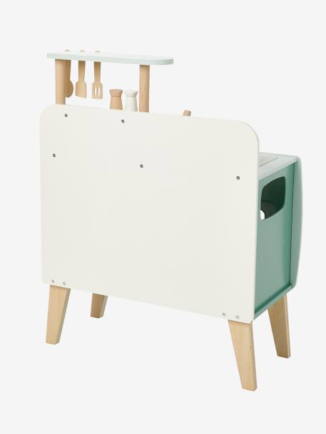 Houten design keukentje karamel+wit - vertbaudet enfant 