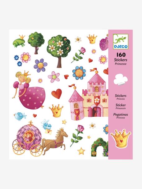 160 stickers Prinses Marguerite DJECO MEERDERE KLEUREN - vertbaudet enfant 