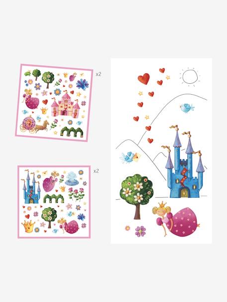 160 stickers Prinses Marguerite DJECO MEERDERE KLEUREN - vertbaudet enfant 