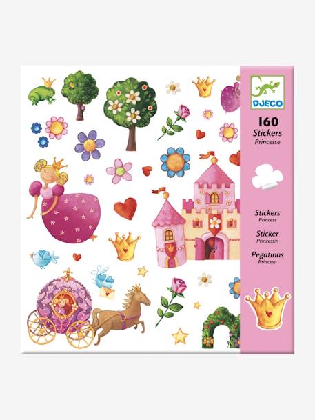 160 stickers Prinses Marguerite DJECO MEERDERE KLEUREN - vertbaudet enfant 