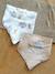 Set van 2 bandanaslabbetjes voor baby's Tom en Jerry LONEY TUNES van katoenen hydrofiel beige - vertbaudet enfant 