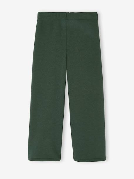 Gevoerde wijde legging van fleece voor meisjes marineblauw+pruim+smaragdgroen - vertbaudet enfant 