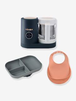 -Pack BEABA Babycook Néo + Assiette compartimentée et Bavoir offerts