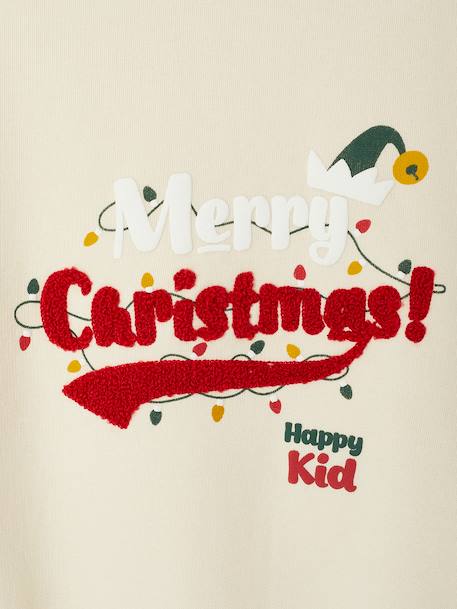 Kinder sweater kerst familie capsule vanille - vertbaudet enfant 