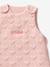 Personaliseerbare trappelzak jacquard beige+lichtroze - vertbaudet enfant 
