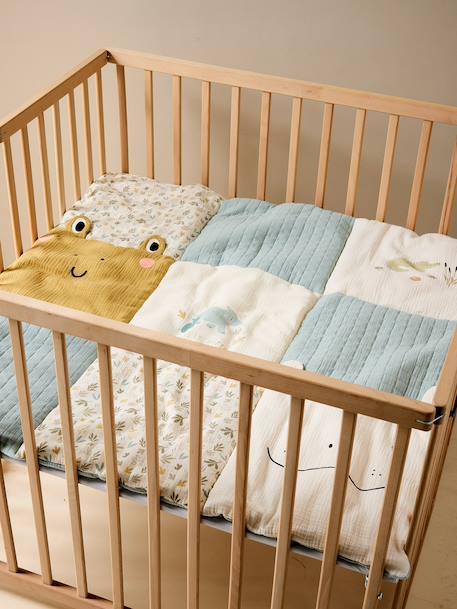 Vloertapijt / Parkbodem hydrofiel katoen patchwork BAYOU meerkleurig - vertbaudet enfant 