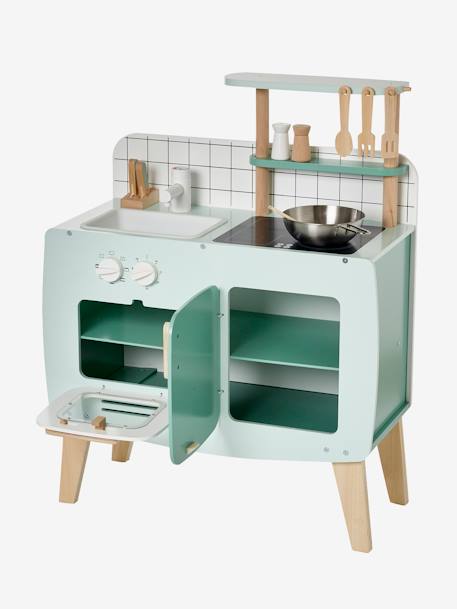 Houten design keukentje karamel+wit - vertbaudet enfant 
