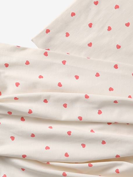 Set van 2 draagdoeken zonder knoop beige, bedrukt+ivoor met print+roze, bedrukt+zandbeige - vertbaudet enfant 