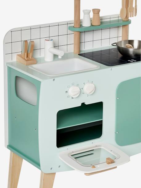 Houten design keukentje karamel+wit - vertbaudet enfant 