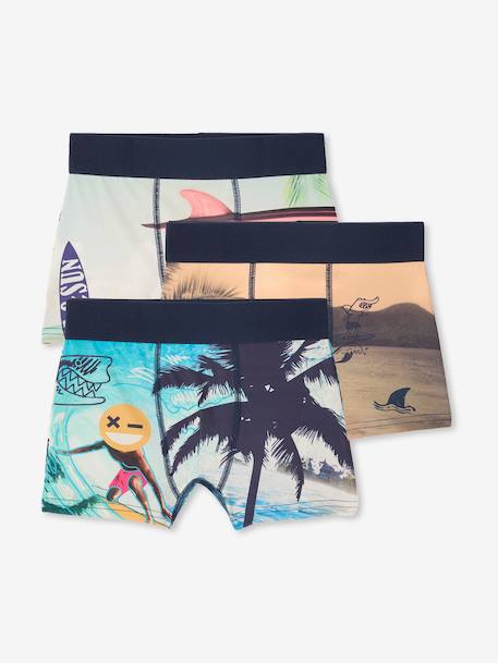 3er-Pack Jungen Boxershorts mit Fotoprint JONEN meerkleurig - vertbaudet enfant 