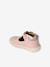 Zacht lederen sandalen voor baby's die kruipen goud+rozen - vertbaudet enfant 
