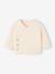 Cardigan met gekruiste opening voor pasgeborenen antraciet+gemêleerd beige+vanille - vertbaudet enfant 