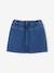 Jeans meisjesrok van Basics lichtblauw+middenblauw - vertbaudet enfant 
