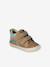 Babyslofjes van zacht leer met antislip beige+blauw+bruin+chocoladebruin+felblauw+groen+oceaanblauw+okergeel+saliegroen+veel beige+veel bruin+veel groen - vertbaudet enfant 