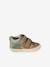 Babyslofjes van zacht leer met antislip beige+blauw+bruin+chocoladebruin+felblauw+groen+oceaanblauw+okergeel+saliegroen+veel beige+veel bruin+veel groen - vertbaudet enfant 