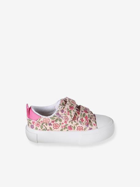 Gestreepte baby kratten blauw, gestreept+roze, bedrukt - vertbaudet enfant 