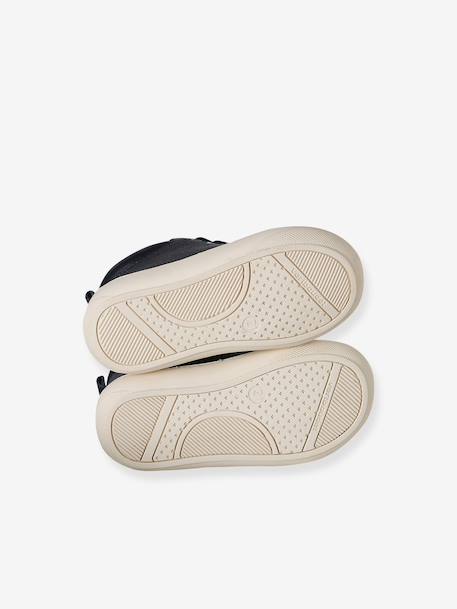 Leren babylaarsjes met veters voor de eerste stapjes blauw+kaki+kameel+marineblauw+veel blauw - vertbaudet enfant 