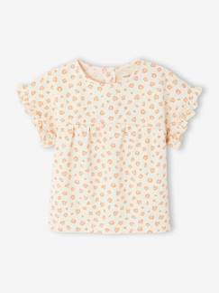 -T-shirt voor babymeisjes met print