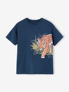 -T-shirt voor jongens met een speels motief