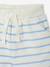 Babyset t-shirt en short blauw, gestreept - vertbaudet enfant 