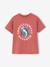 T-shirt voor jongens met een speels motief blauwgroen+oceaanblauw+rozenhout - vertbaudet enfant 