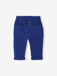 -Broek baby jongen katoenen gaas