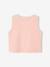 Mouwloze trui baby ecru+marineblauw+roze (poederkleur) - vertbaudet enfant 