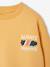 Sweater met ronde hals voor jongens met lange mouwen pastelgeel+rozenhout - vertbaudet enfant 