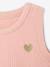 Mouwloze trui baby ecru+marineblauw+roze (poederkleur) - vertbaudet enfant 