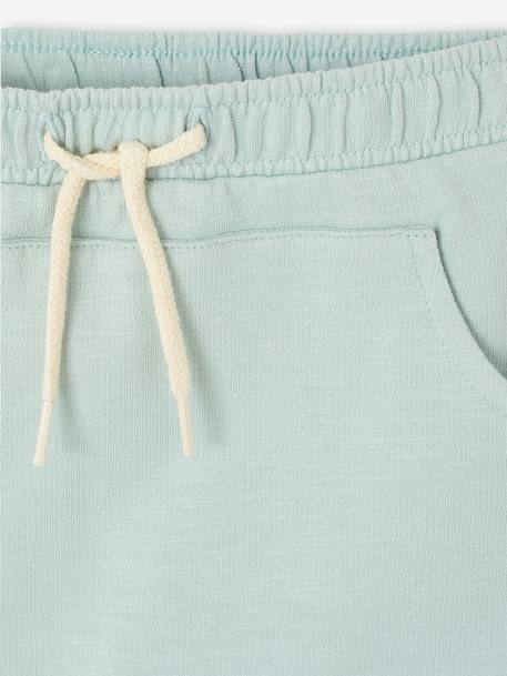 Fleece bermuda voor babyjongens grijsblauw+karamel+Marine grijs - vertbaudet enfant 