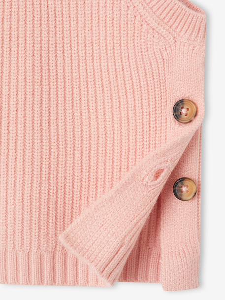 Mouwloze trui baby ecru+marineblauw+roze (poederkleur) - vertbaudet enfant 