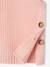 Mouwloze trui baby ecru+marineblauw+roze (poederkleur) - vertbaudet enfant 