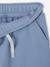 Jongensbermuda van molton chambrayblauw+Donkerblauw+pecannoot - vertbaudet enfant 