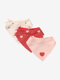 -Set met 3 slabbetjes van katoengaas