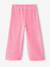 Wijde, fluwelen broek voor meisjes antraciet+bruin+chocoladebruin+ecru+grijsblauw+kaki+pruim+rozen+zachtpaars - vertbaudet enfant 