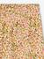 Meisjes legging in ribgebreide stof beige+ecru+wit, bedrukt - vertbaudet enfant 