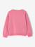 Basic meisjessweater met motief antraciet+donkerpaars+inktblauw+koraal+pioenroos+salie+vanille - vertbaudet enfant 