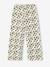 Meisjes legging in ribgebreide stof beige+ecru+wit, bedrukt - vertbaudet enfant 