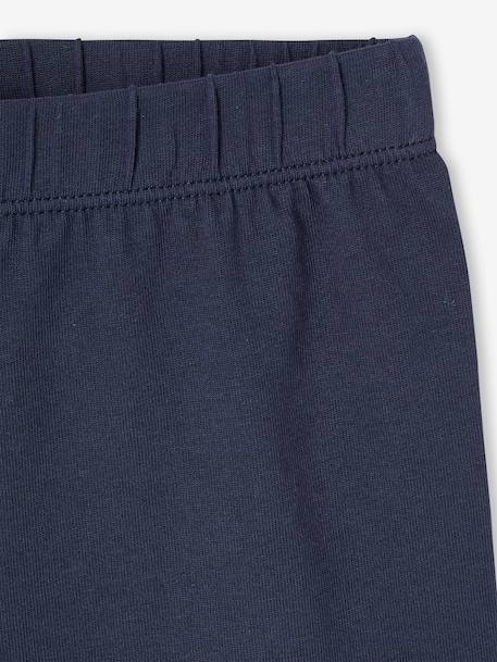 Set van 2 fietsshorts voor meisjes beige+koraal - vertbaudet enfant 