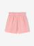 Meisjesshort van katoengaas lichtblauw+rouge - vertbaudet enfant 